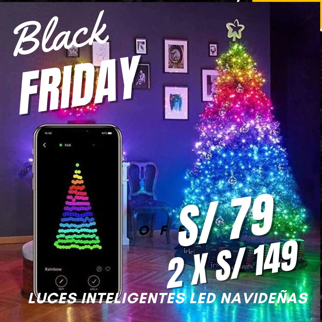 ✨🎄      LUCES NAVIDEÑAS INTELIGENTES                 ✨🎄INCLUYE ENVIO